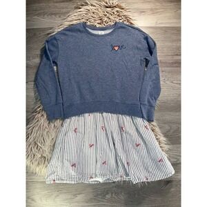 Blue and White Gap Dress